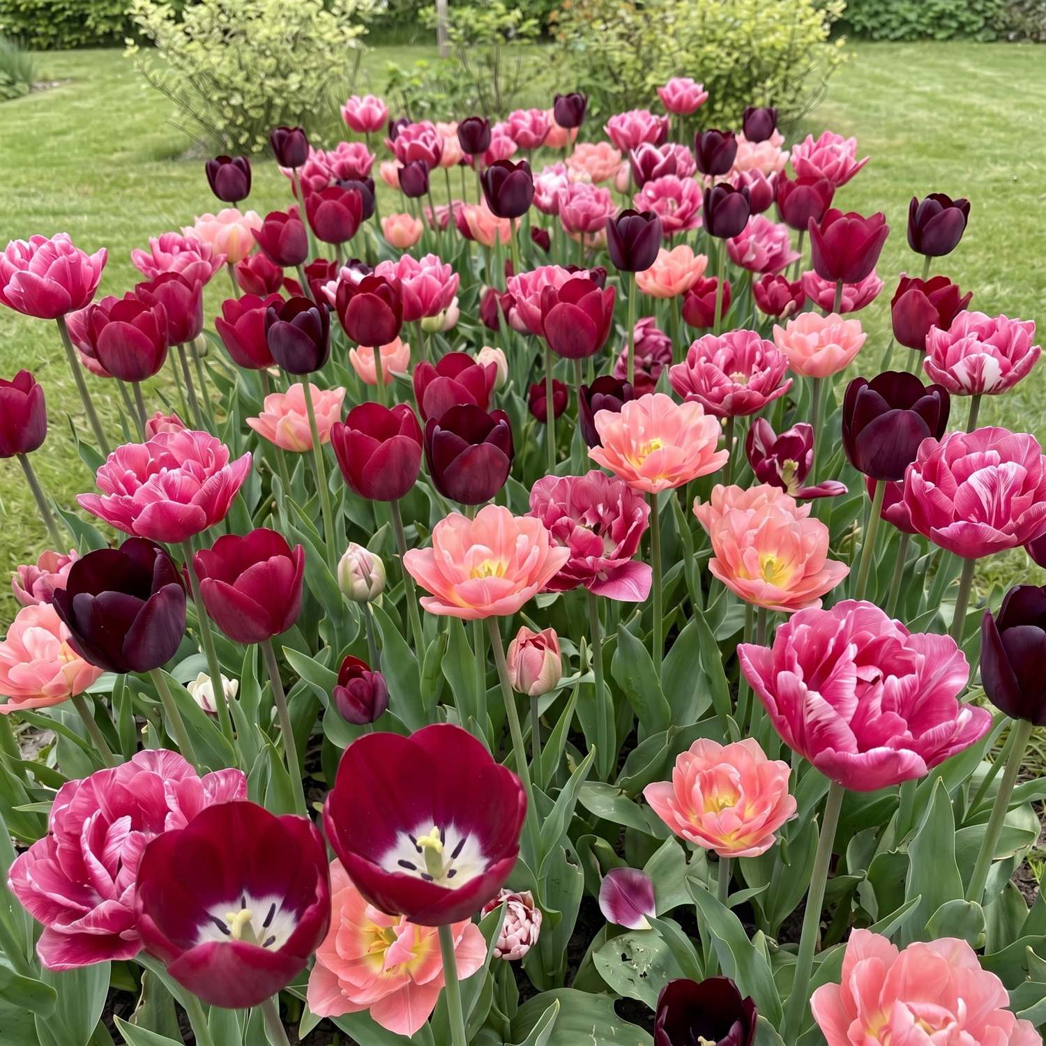 Fertigbeet 'Pink Peony' (1 m²)